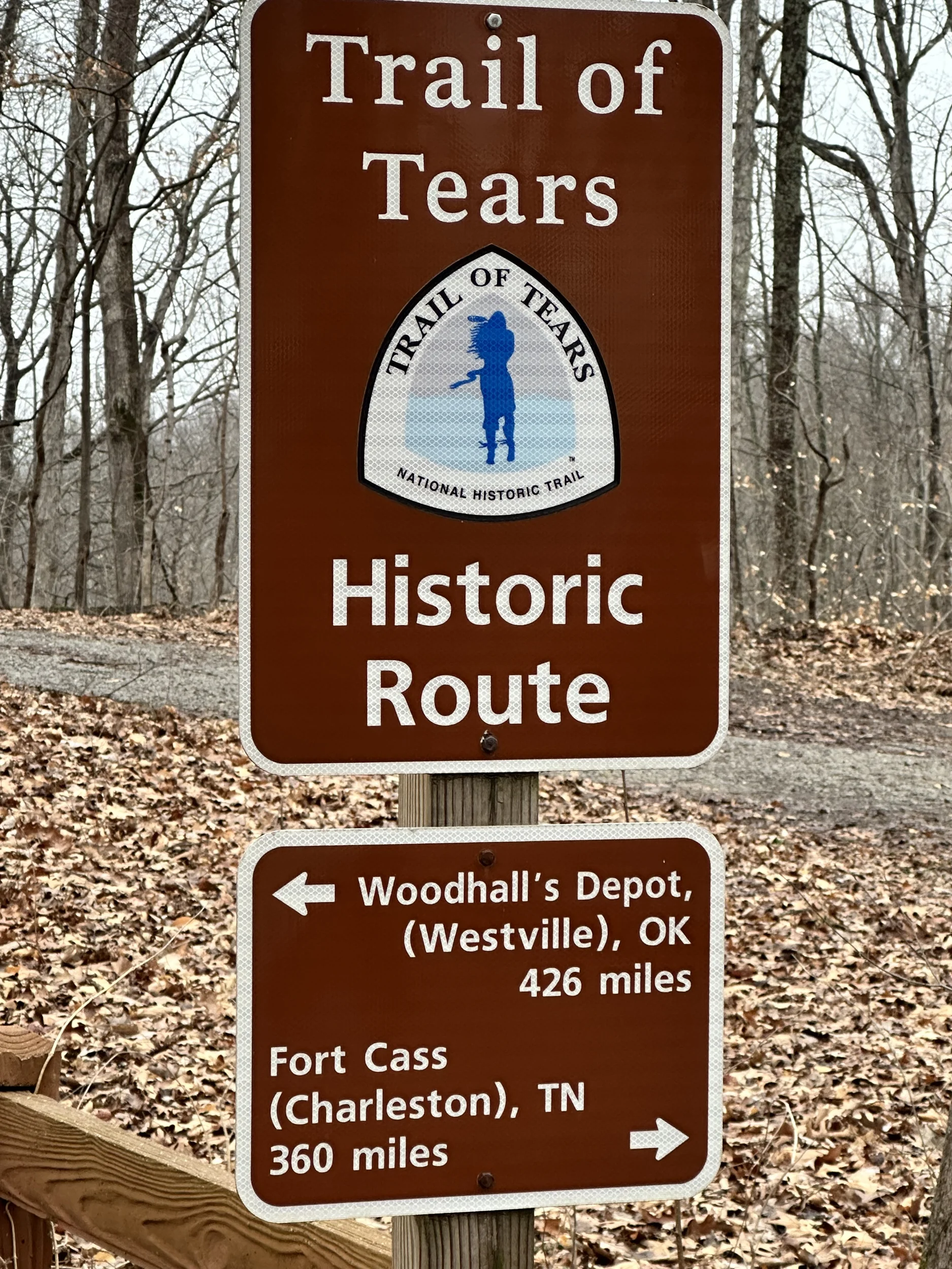 Hamburg Hill section of the Trail of Tears